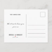 Rustic Wood White Lace Wedding Save the Date Aankondigingskaart (Achterkant)