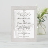 Rustic Wood Window Lijst Kaart (Staand voorkant)