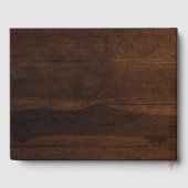 Rustic Wood zonder ons nesthuwelijk Gastenboek (Achterkant)