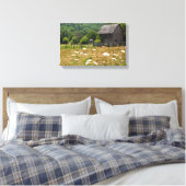 Rustic Wooden Barn Canvas Afdruk (Insitu (Slaapkamer))