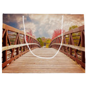 Rustic Wooden Bridge in het land Groot Cadeauzakje (Achterkant)