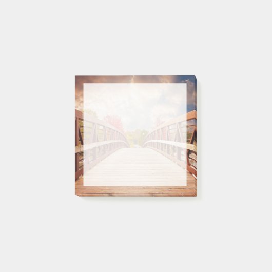 Rustic Wooden Bridge in het land Post-it® Notes (Voorkant)