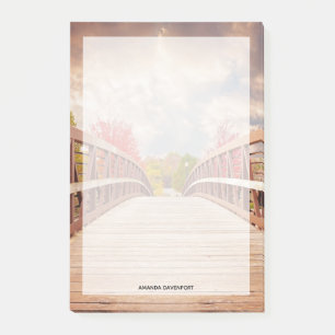 Rustic Wooden Bridge in het land Post-it® Notes