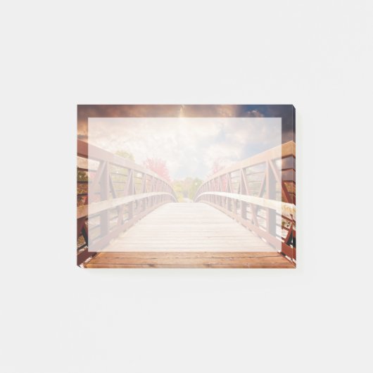 Rustic Wooden Bridge in het land Post-it® Notes (Voorkant)