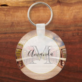 Rustic Wooden Bridge in het land Sleutelhanger (Voorkant)