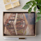 Rustic Wooden Bridge in het land Tissuepapier (Geschenk)