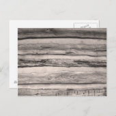 Rustic Wooden Planks Briefkaart (Voorkant / Achterkant)