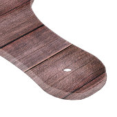 Rustic Wooden Weathered Fence Faux gegraveerd Snijplank (Hoek)