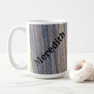 Rustic Woodgrain Foto Vertical Stripe Natuur Koffiemok