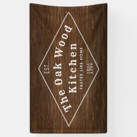Rustic Woodgrain Spandoek (Verticaal)