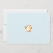 Rustic Woodland Boys Baby shower Invitation (Dos)