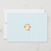 Rustic Woodland Boys Baby shower Invitation (Dos)