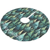 Rustic Woodland Christmas Kerstboom Rok (Gekanteld)