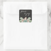 Rustic Woodland Foliage Holiday Sticker (Tas)