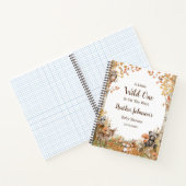 Rustic Woodland Forest Baby shower Livre d'invité (Intérieur)