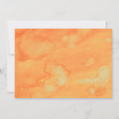 Rustic Woodland Fox Wedding Invitations Kaart (Achterkant)