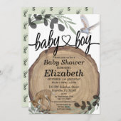 Rustic Woodland Kaart (Voorkant / Achterkant)