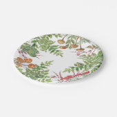 Rustic Woodland Natuur van kikkervisje Papieren Bordje (Gekanteld)