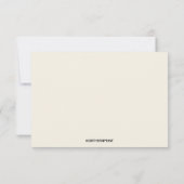 Rustic Woodland RSVP Kaartje (Achterkant)