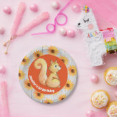 Rustic Woodland Squirrel party bord (Feest)