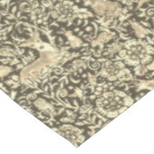 Rustic Woodland Tan & Gray Forest Animal Pattern Tafelkleed (Gekanteld)