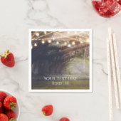 Rustic Woods Betoverd Bos & Licht Bruiloft Servetten (Insitu)