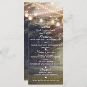 Rustic Woods Enchanted Forest & Lights Menu (Devant / Derrière)
