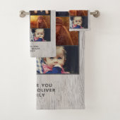 Rustic World's Best Grandpa Wood Custom 6 Photo  (En situation)