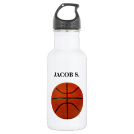 Rustic Worn Basketball Waterfles
