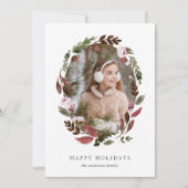 Rustic Wreath Carte photo (Devant)