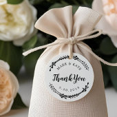 Rustic Wreath Custom Wedding Favor Bedankt Zelfinktende Stempel