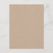 Rustic Wreath Greenery Wedding Hotel Card Informatiekaartje (Achterkant)