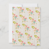 Rustic Wreath Horse Anniversaire Fête Invitation (Dos)