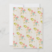 Rustic Wreath Horse Birthday Party Invitation Kaart (Achterkant)