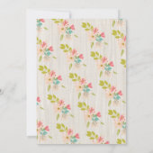 Rustic Wreath Unicorn Invitation de fête d'anniver (Dos)