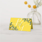 Rustic Yellow Lemon & Foliage Greenery Wedding (Achterkant)