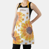 Rustic Yellow Sunflower Name Monogram Schort (Insitu)