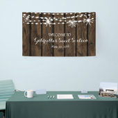Rustic yet Droy Winter Sweet Sixteen Banner (Beurs)