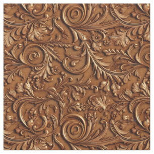 Rustic zadel bruin bewerkt leer stof
