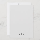 Rustic Zinnia Flowers Weddenschap Kaart (Achterkant)