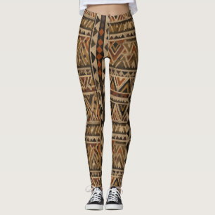 Rustic Zuidwestelijke Streeppatroon (2) Leggings