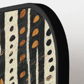Rustic Zuidwestelijke Streeppatroon (3) Pickleball Paddle (Links Detail)