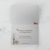 Rusticaal wandelen in een winterwonderland kaart (Binnen)