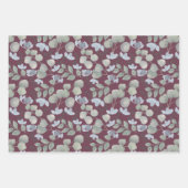 Rusticale Eucalyptus Watercolor Bruiloft Inpakpapier Vel (Voorkant)