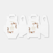 Rusticale herfst botanische moderne heilige commun bedankdoosjes (Uitgevouwen)