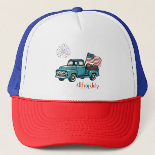 Rustiek/ 4 juli trucker pet