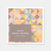 Rustiek aardeachtig Herfst Neutrals Aangepast Vrij Servet (Voorkant)