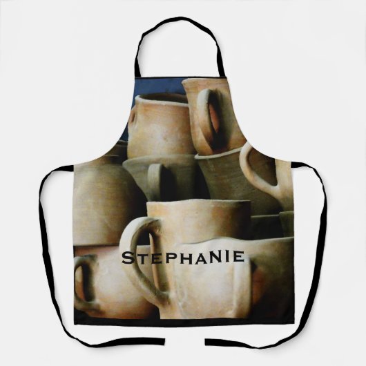 Rustiek aardewerk keramische Mokken Schort (Voorkant)