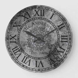 Rustiek Antiek Shabby Chic Oud Romeins Cijfer Grote Klok