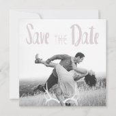 Rustiek Antler Art Grafisch Vierkant Save the Date (Voorkant)